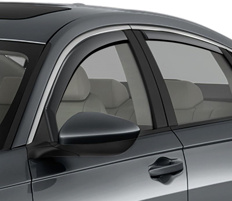 ACLONG in-Channel Rain Guards Compatible with Honda Accord 2018 2019 2020 2021 2022 2023, Black Window Deflectors Window Visor Side Shatterproof Sun Visor, 4-Pieces Set - Image 4